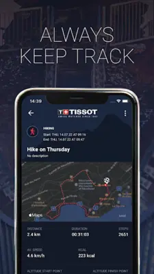 Tissot T-Touch Connect Solar android App screenshot 1